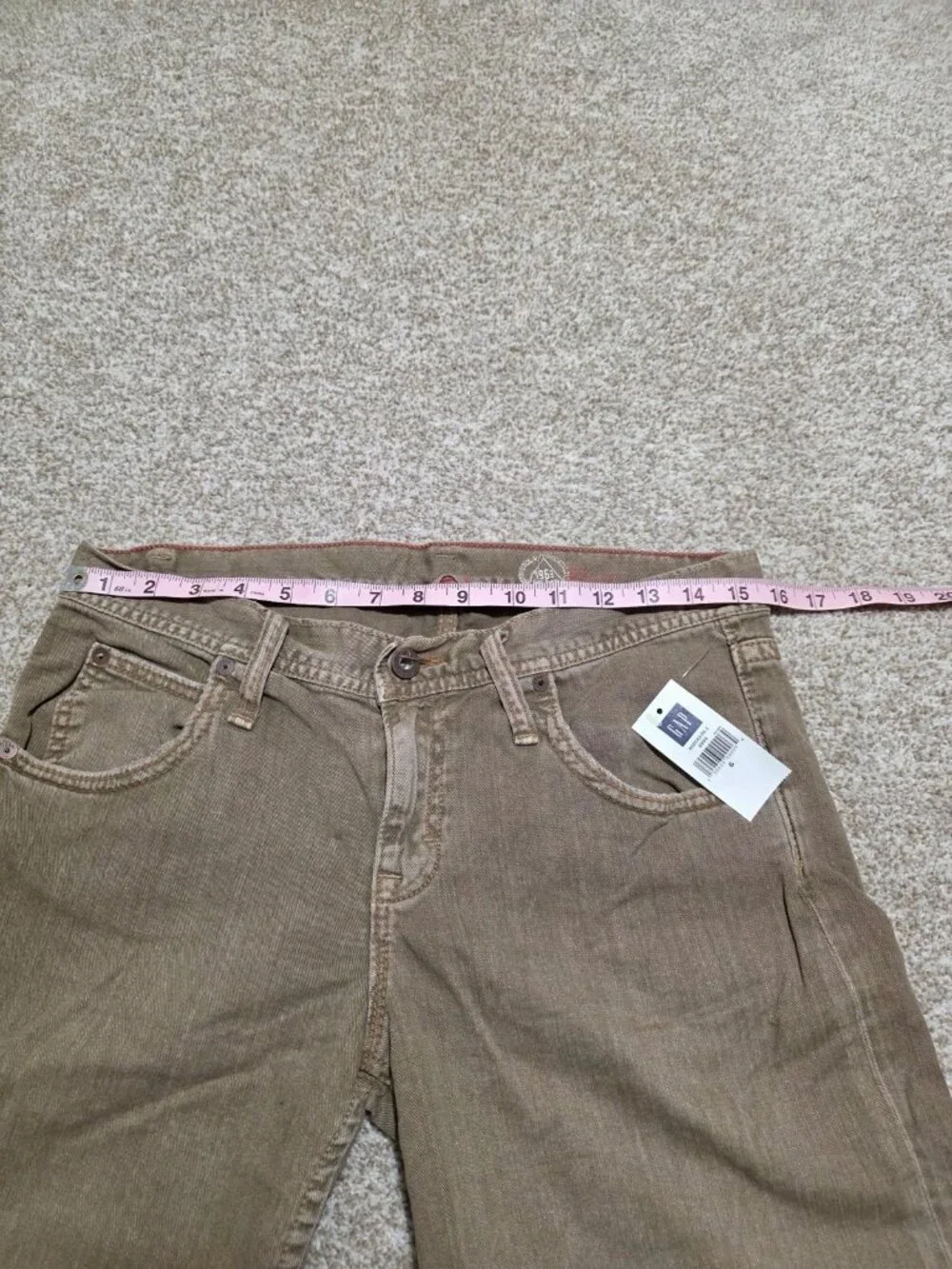 Gap Women’s Brown Denim Bermuda Shorts Long Inseam Size 6